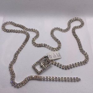 Roberta Chiarella Crystal Belt Necklace